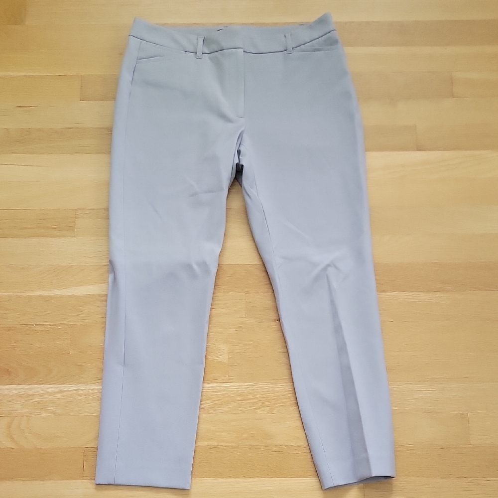 White House Black Market Gray Tailored Ankle Pants